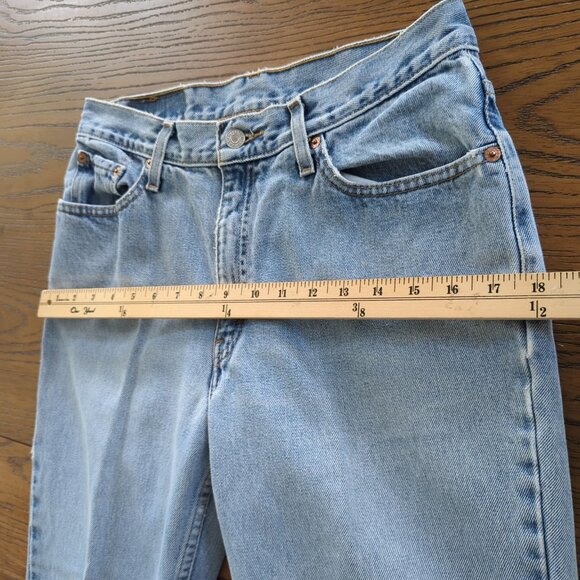 Vintage Levi's 512 Light Wash Jeans Womens 11 JR. Slim Fit Straight Leg 80s 90s - Picture 13 of 16